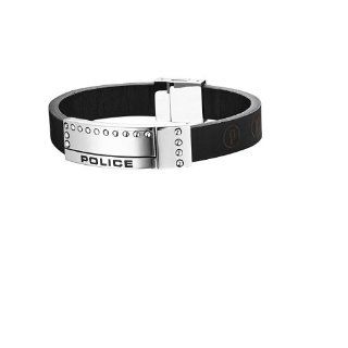 Police Leather Gents Bracelet PJ.24643BLB/01 L Jewelry 