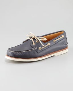 N1WH9 Sperry Top Sider Gold Cup Authentic Original Boat Shoe, Navy