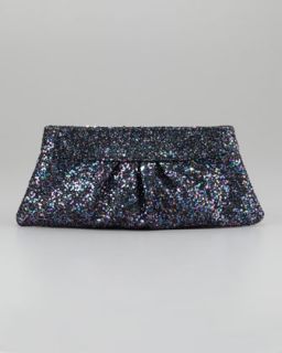 eve snap frame glitter clutch bag twilight $ 180