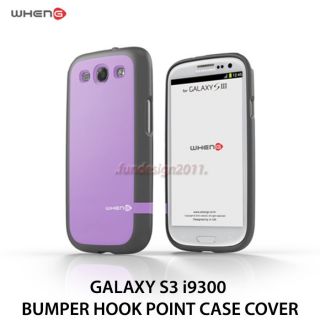 NEW SAMSUNG GALAXY SIII S3 GTI9300 HOOK POINT COLOR CASE COVER VIOLET