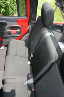  Seat Covers Front and Rear 2007 2010 Jeep Wrangler JK Unlimited