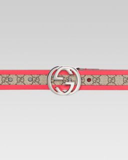 Girls Adjustable Belt with Double G Buckle