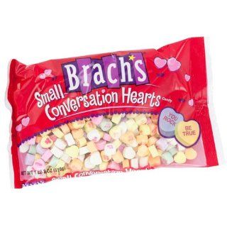 Brachs Candy Small Conversation Heart 21.5 Ounce Packages (Pack of 6