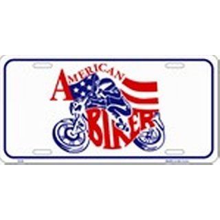 American Biker License Plate Plates Tags Tag auto vehicle
