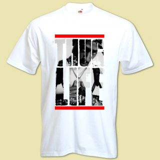 Thug Life Mans Hip Hop Music T Shirt Inspired by Tupac Shakur 2Pac