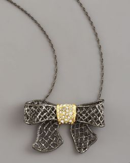 Y0RBV Alexis Bittar Pave Accented Bow Necklace