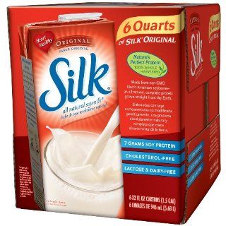 Silk Original All Natural Soymilk, 32 Ounce Aseptic Cartons (Pack of 6