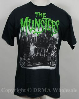 Authentic The Munsters TV Show Hot Rod T Shirt s M L XL XXL Official