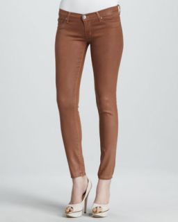 T5PDH Hudson Krista Lucky Coated Super Skinny Jeans