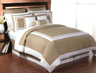 pc hotel spa collection complete duvet cover bedding ensemble in