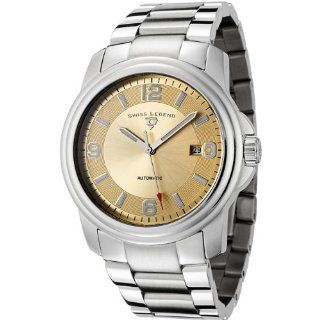 Swiss Legend Mens 10012A 10 Reserve Collection Automatic Gold Dial