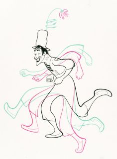  Marceau Limited Edition Lithograph Hand Signed Al Hirschfeld