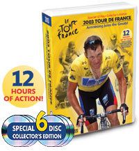 Tour de France 2003 12 HR DVD Lance Armstrong Save $43 718122674954
