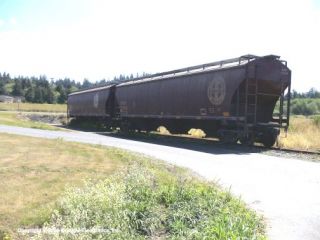  Effects CD of A Grain Elevator Unloading Covered Hopper Cars