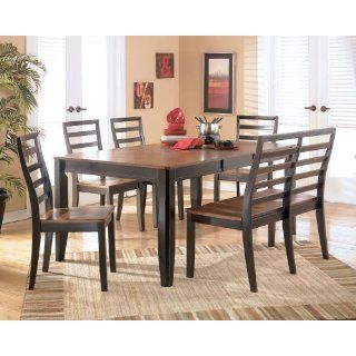 Table Dining Set by Ashley   Two Toned (D367 35 SET2)