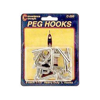Convenience Concepts B 250 L Pegboard Hooks (250 pack)   