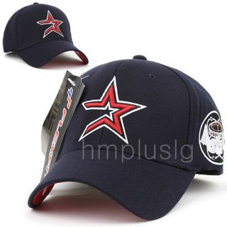 Houston Astros Flex Fit Baseball Ball Cap Hat MB Navy Blue