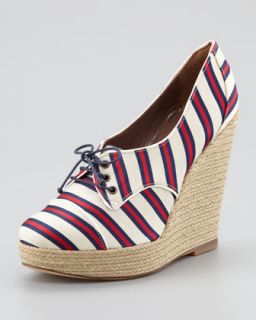  wedge red navy available in red navy $ 495 00 tabitha simmons tie