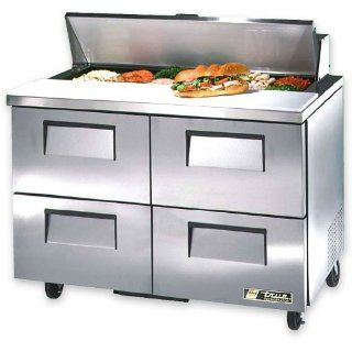 Sandwich Prep Table, 4 Drawer, 12 Pan, 48 3/8 Inch Wide