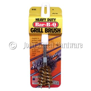 shaped bbq grill brush features rustproof high tensile strength