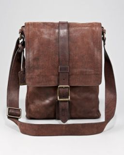 N1NWS Frye Logan Leather Messenger Bag, Small