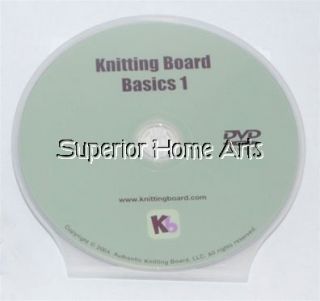 Weave and Hook Knitting Board Basics I 25 minute How To DVD