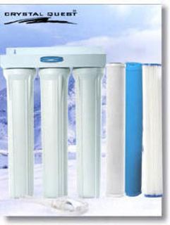  Quest 20 Triple Replaceable Cartridge Whole House Water Filter