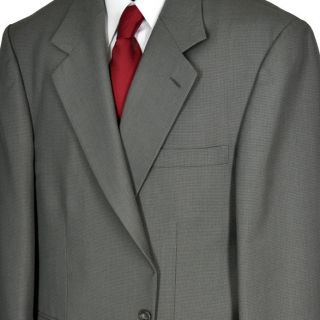 43R Andhurst Sage Tic Two Button Executive Wool Blend Suit