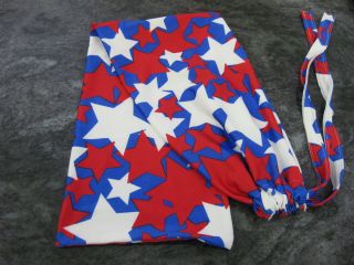 Take Reins Lycra Horse Tail Bag Stars in Red White and Blue