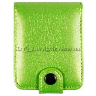 Kroo Green Leather Melrose Case for Apple iPod Nano 3rd