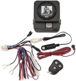 Gorilla Motorcycle Cycle Alarm 8007 3 Button Remote Control Security
