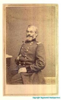 Civil War CDV of General Peter Heintzelman