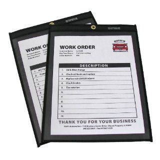 C Line 45911 Shop ticket holder for 8 1/2x11 insert, clear
