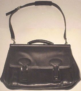 Mans Large Black COACH Shoulder Bag