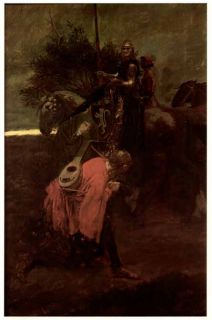 Book Print of in Knighthoods Day by Howard Pyle
