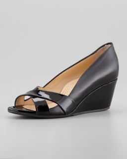  wedge black available in black $ 395 00 anyi lu daphne crisscross low