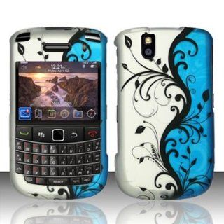 BLUE VINES Hard Plastic Design Cover Case for Blackberry