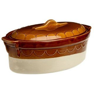 Emile Henry Artisan Collection 4  Quart Baeckehoff Oval terrine With