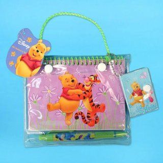 Disney Pooh and Tigger Notebook, Pen and Pvc Carrying Case