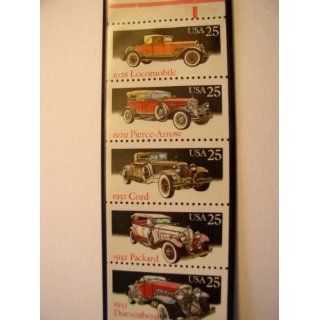 US Postage Stamps, 1988, Classic Automobiles, S# 2381 85