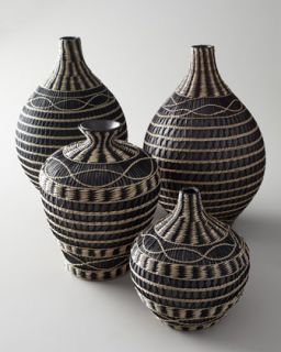 Lalique Seagrass Vases   