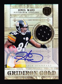 Hines Ward 2011 Panini Jersey Patch SP Auto 20 Steelers