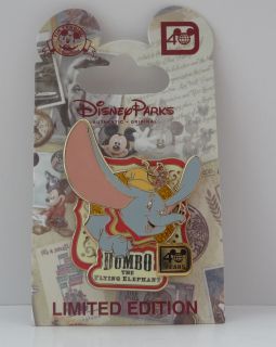  Disney World 40th Anniversary Dumbo The Flying Elephant Le Pin