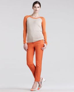 thermal baseball sweater skinny compact canvas pants $ 550 690