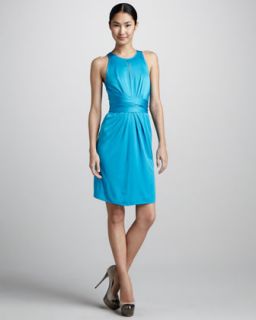  dress available in azure $ 588 00 issa london silk wrap waist dress