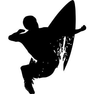 Wall Sticker Decal   24 In. Surf Silhouette Decoration