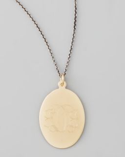  pendant necklace available in gold $ 620 00 zoe chicco gold monogram