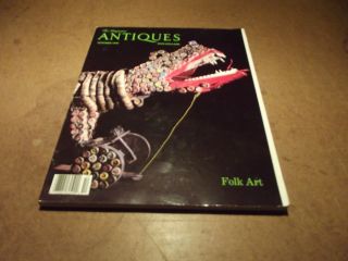 Antiques Magazine Folk Art Issue Hemphill Collection Hooked Rugs More