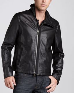 john varvatos star usa leather motorcycle jacket $ 698