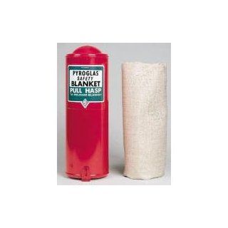 Cotton Goods Pyroglas Fire Blanket in Canister, 60 x 96